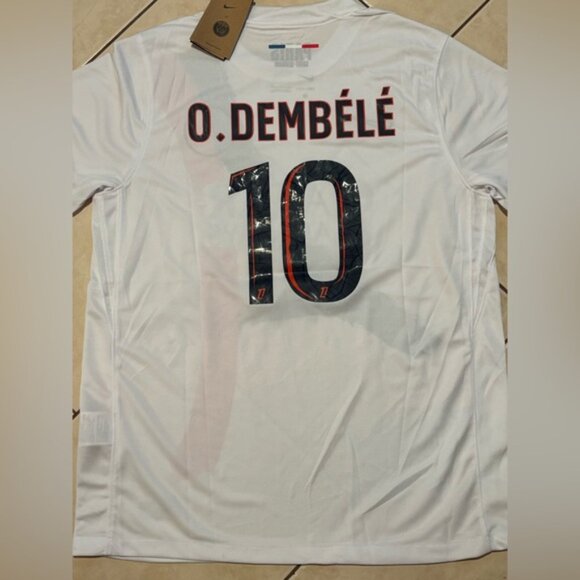 Paris Saint Germain Ousmane Dembele  Jersey # 10 , Unisex - Picture 10 of 12